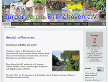 Tablet Screenshot of bv-birlinghoven.de